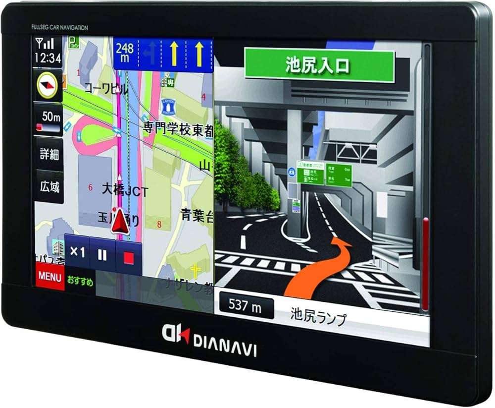 Amazon | [エンプレイス] ポータブルカーナビ 7インチ フルセグ